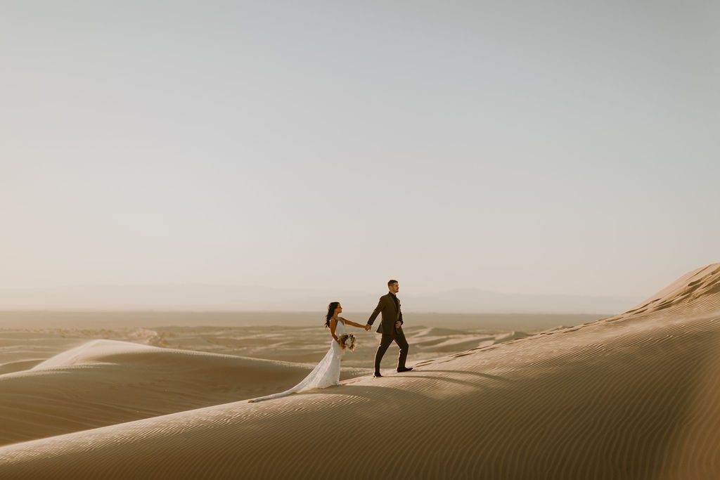 Glamis sand dunes elopement 